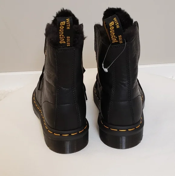 Dr. Marten 1460 Pascal Faux Fur Lined Boots - Picture 4 of 7